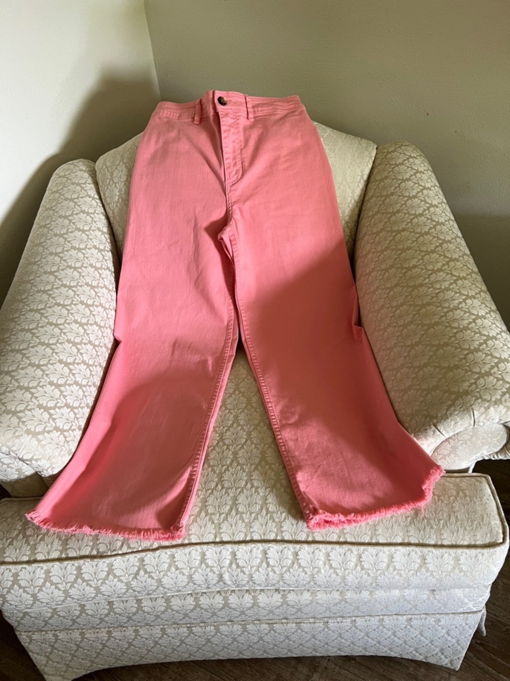Billabong Pink Wide Leg Flare Jeans